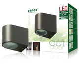 Ranex RA-5000332 LED udendørs væglampe lavet af rustfrit stål