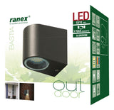 Ranex RA-5000332 LED udendørs væglampe lavet af rustfrit stål