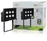 Ranex xq-1011 sort aluminium LED (6x) udendørs lampe