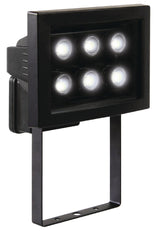 Ranex xq-1011 sort aluminium LED (6x) udendørs lampe