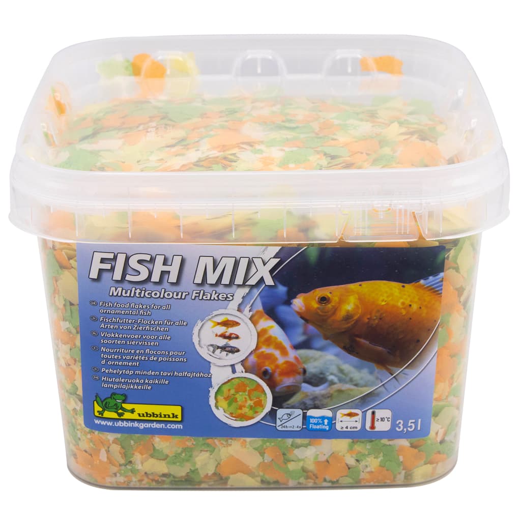 Ubbink Fish Food Fish Mix Multicolour Flakes 5-20 mm 3,5 L