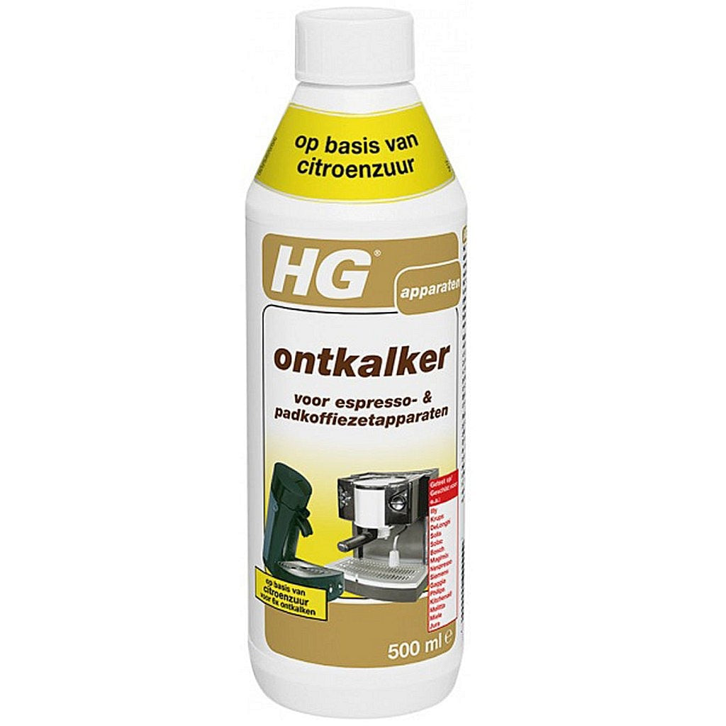 Hg afkalkningsmiddel espresso kaffepudemaskiner citronsyre 0,5l
