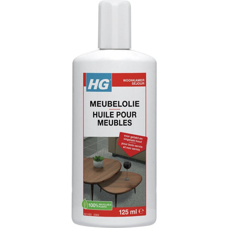 Hg plejende møbelolie eg mahogni kirsebær 125 ml