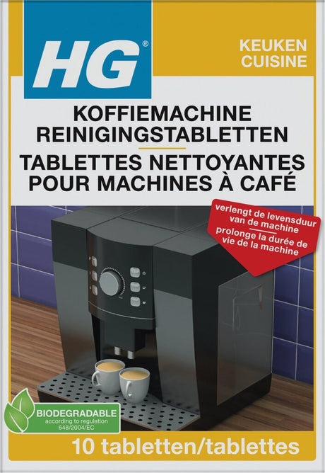 Hg kaffemaskine rengøringstabletter