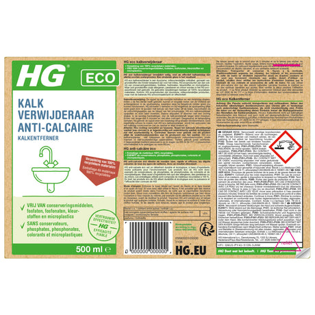 Hg eco kalkfjerner 500ml - 11049325
