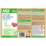 Hg eco toilet gel 500ml flaske