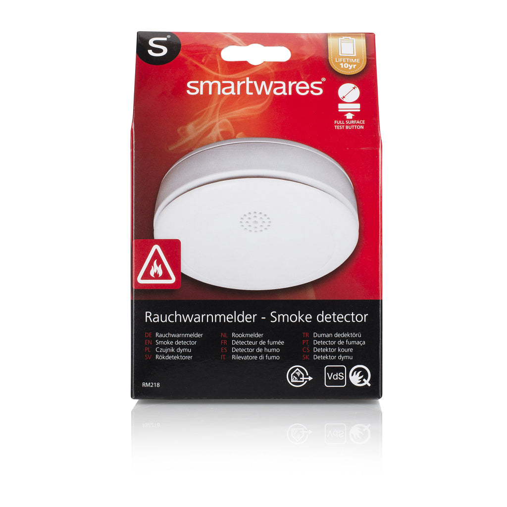 Smartwares rm218 røgdetektor sæt 3 stk hvid