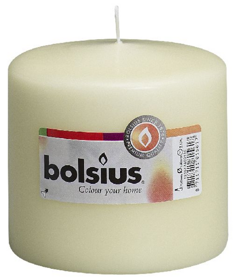 Bolsius søjlelys 100 100 mm elfenben