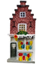 Miniature træsko med køleskabsmagnet. 5,5 c