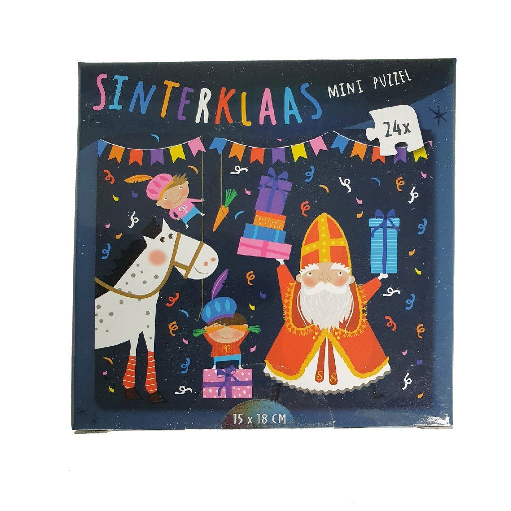 Grundlæggende Sinterklaas mini puslespil 24 brikker