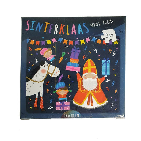 Grundlæggende Sinterklaas mini puslespil 24 brikker