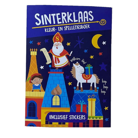 Grundlæggende Sinterklaas farve- og aktivitetsbog