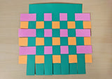 Flettede strimler. (200 x) 50x1 junglelinje