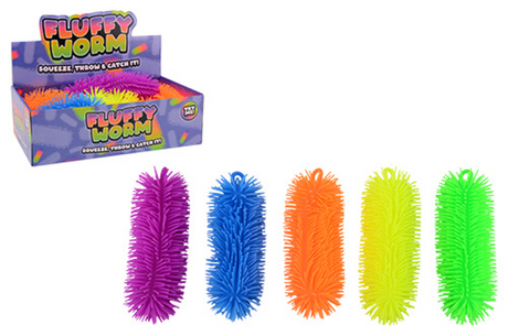 Johntoy fluffy orm, 23 cm