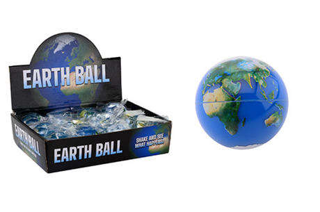 Johntoy john toy globe glitter hoppebold 65mm