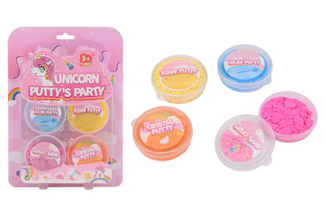 Johntoy john toy unicorn putties festkort a 4