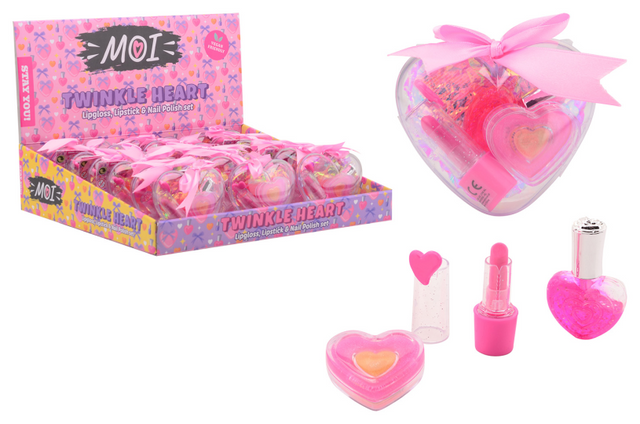 Johntoy make-up satte hjerteformet