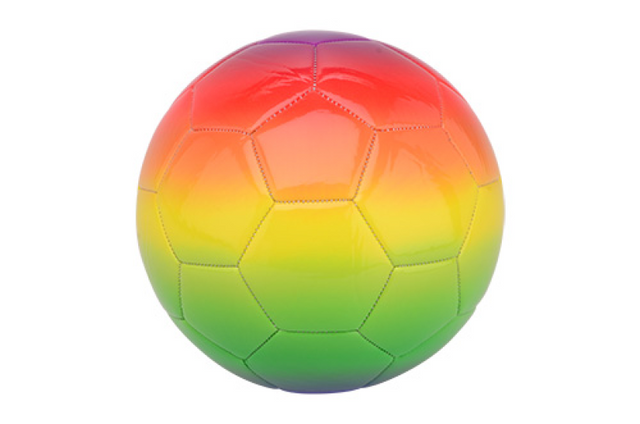 Johntoy regnbue fodbold - 20cm