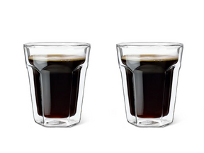Dubbelwandig glas leopold vienna koffie 220ml 2 stuks