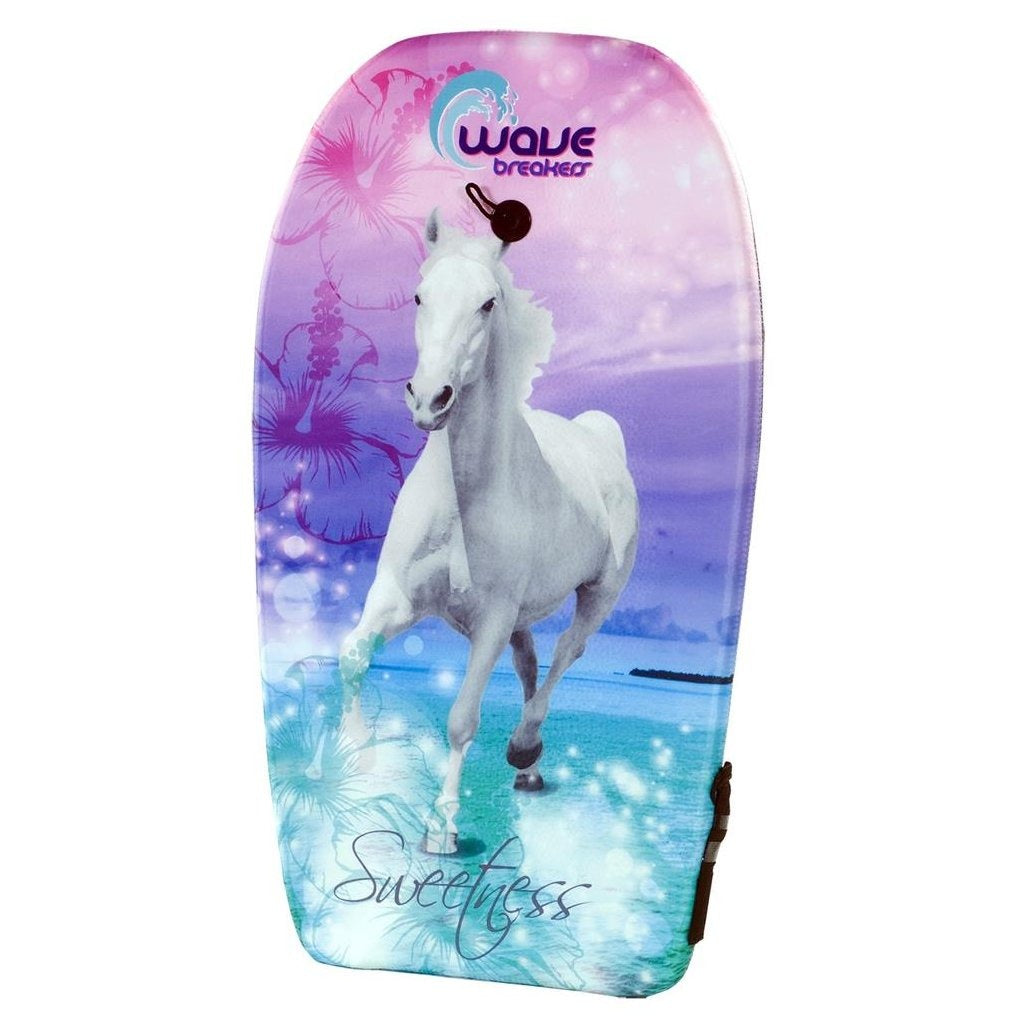 Wave breakers bodyboard med hesteprint 83 cm