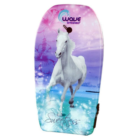 Wave breakers bodyboard med hesteprint 83 cm