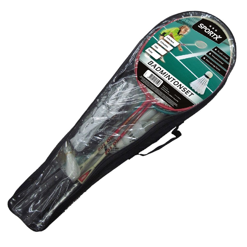 Sportx badmintonsæt 18 dele