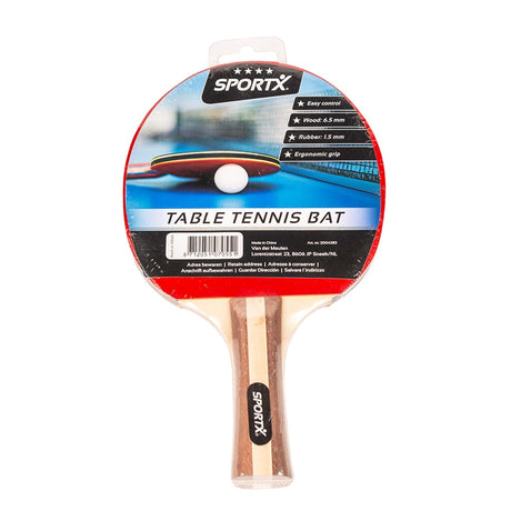 Sportx 4 -stjernet bord tennis bat træ gummi