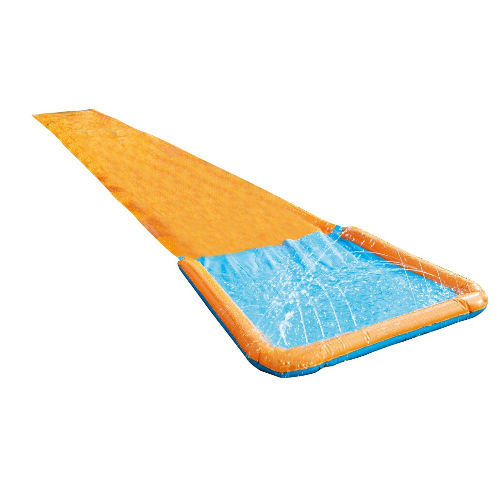 Sommervandrutschebane 550x80 cm orange