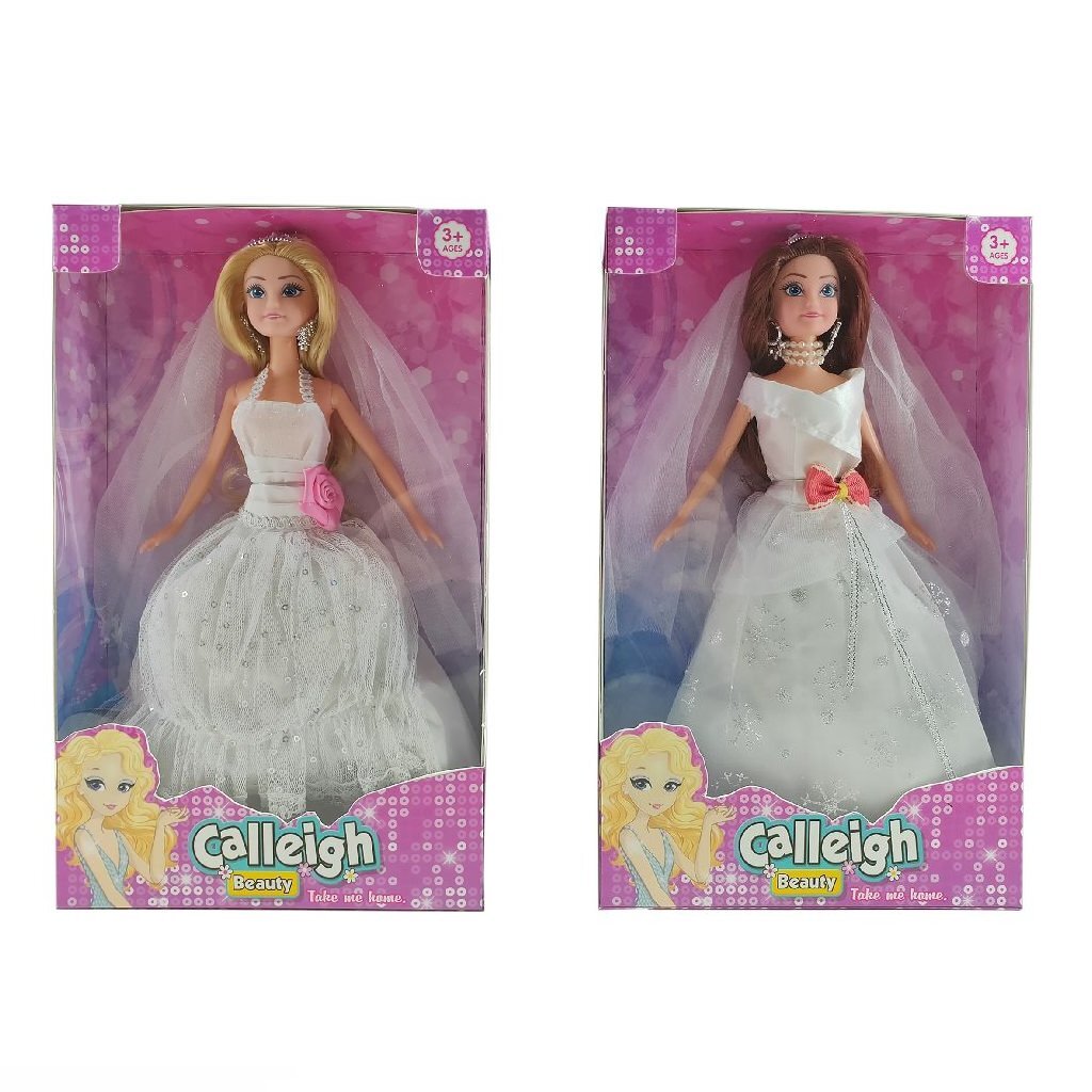 Basic calleigh brudedukke 29 cm