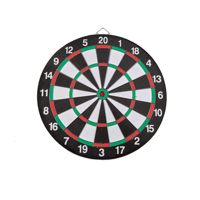 Basic dartskive 37,5 cm med 6 dartpile