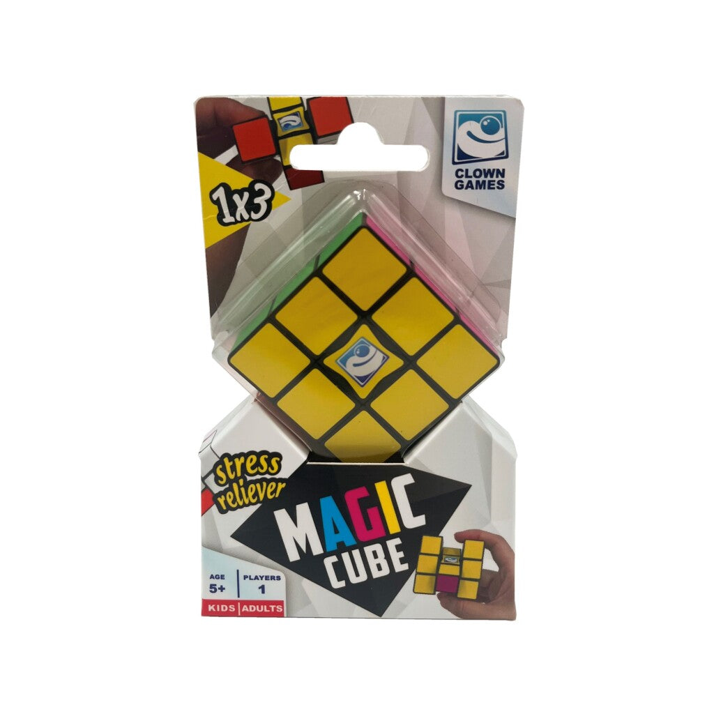 Identitetsspil klovn magic cube 1x3