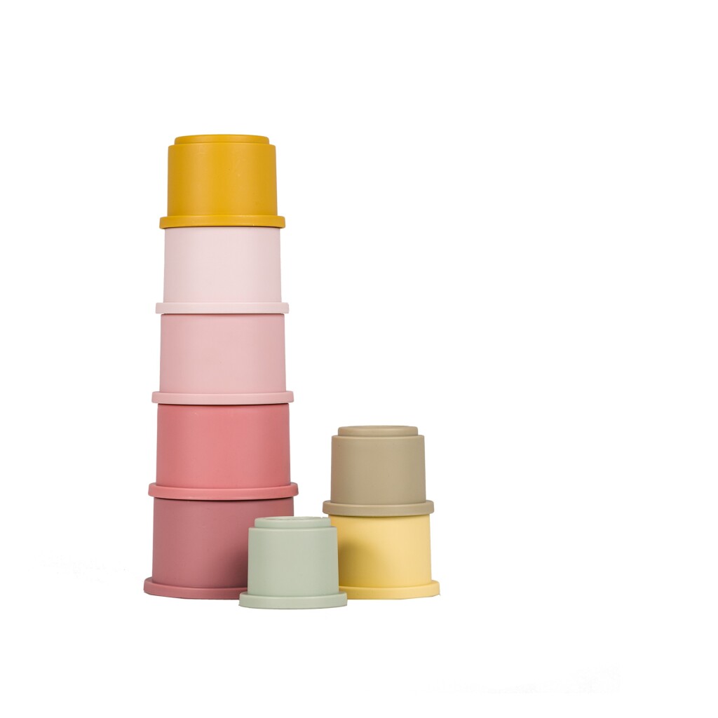 Little Dutch Stacking Cups Pink