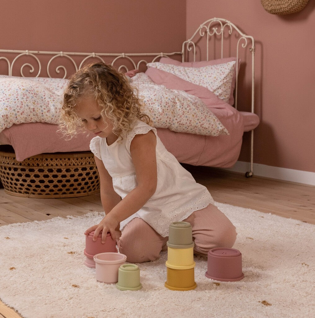 Little Dutch Stacking Cups Pink