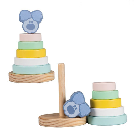 Rubo legetøj Woezel og Pip Woezel baby stabletårn, 7 stk.