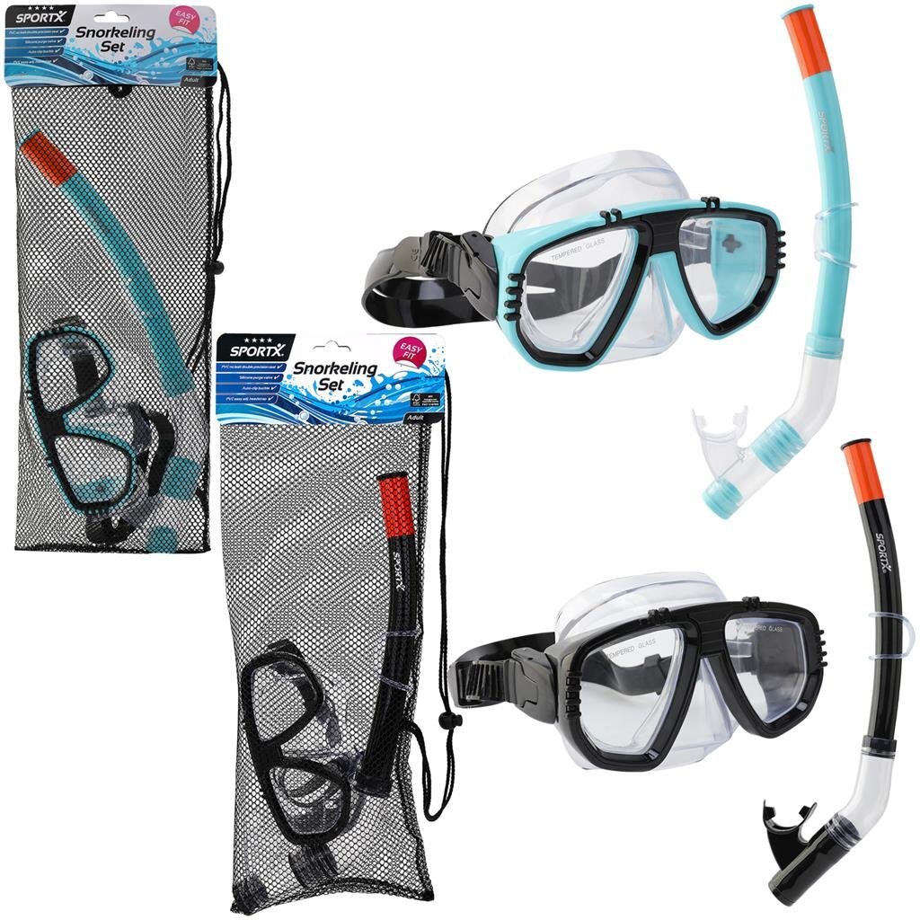 Sportx voksen snorkelsæt 4 stjerner assorteret