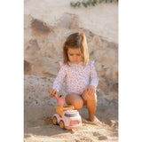 Lille hollandsk tipvogn pink, 17cm
