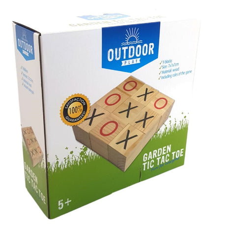 Udendørs leg træ tick-tac-toe æg