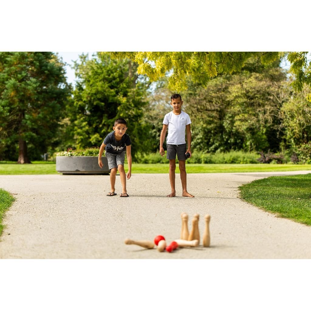 Udendørs legehave bowlingtræ