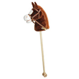 Basic plys hobbyhest med lyd 97 cm assorteret