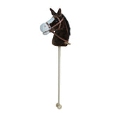Basic plys hobbyhest med lyd 97 cm assorteret