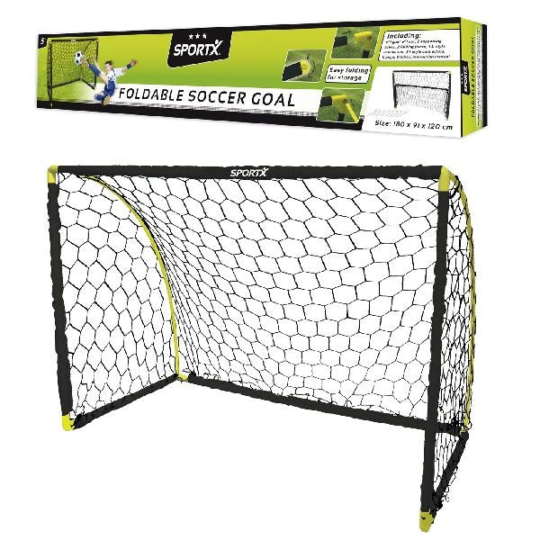 Sportx fodboldmål 180x91x120cm