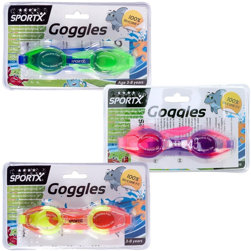 Sportx klorbriller til børn excel