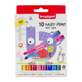 Bruynzeel flerpunkts tuschpenne 10 stk