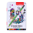Bruynzeel farveblyanter tin | 12 farver