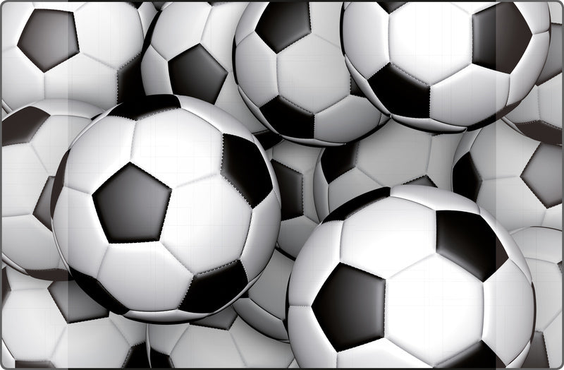 Kangaro skrivebordsunderlag - 38x58cm - fodbold - skridsikker - med lommer