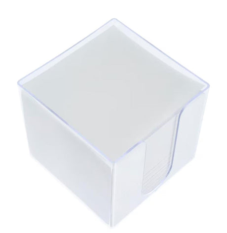Kangaro memokubus transparant met kubusvulling 9,5x9,5x9,5cm 700 vel