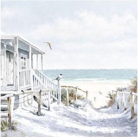 Ambiente servietter 25x25 cm strandhytte