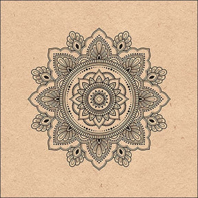 Ambiente servietter 33x33cm mandala natur 20 stk