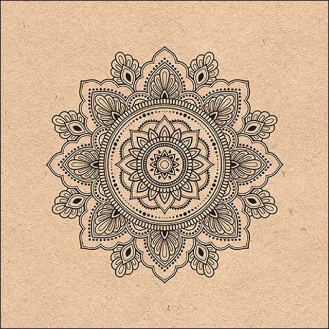 Ambiente servietter 33x33cm mandala natur 20 stk
