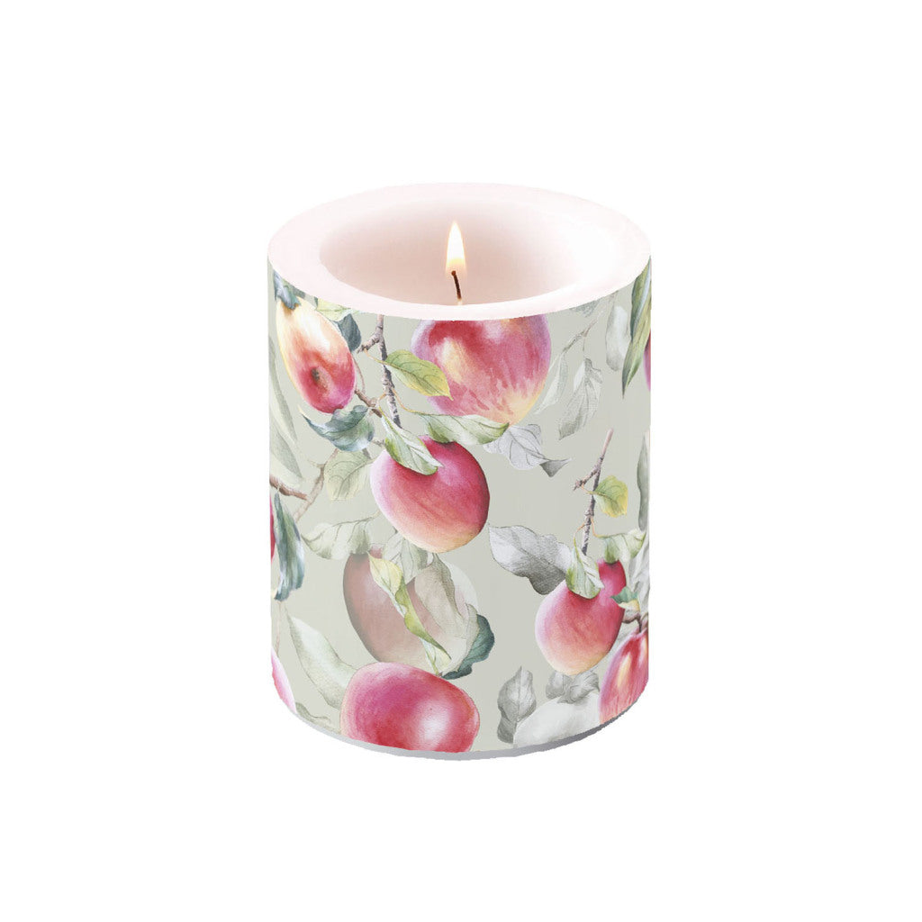 Ambiente friske æbler søjlelys 75 brændetimer 10x12 cm